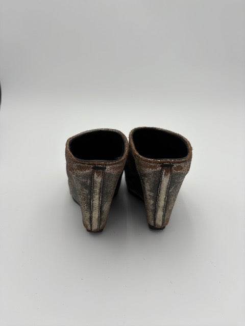 Rick Owen’s Blistered Leather Mule Clog