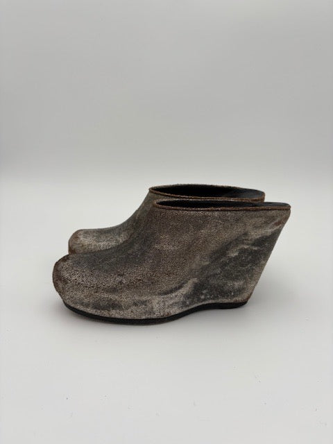 Rick Owen’s Blistered Leather Mule Clog