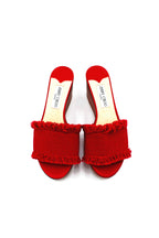 Jimmy Choo Woven Fringe Platform