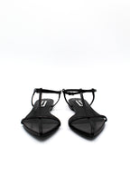 Jil Sander Leather Cage Flat Sandal