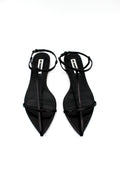 Jil Sander Leather Cage Flat Sandal