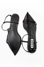 Jil Sander Leather Cage Flat Sandal