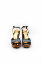 D&G Denim Cork Wedge