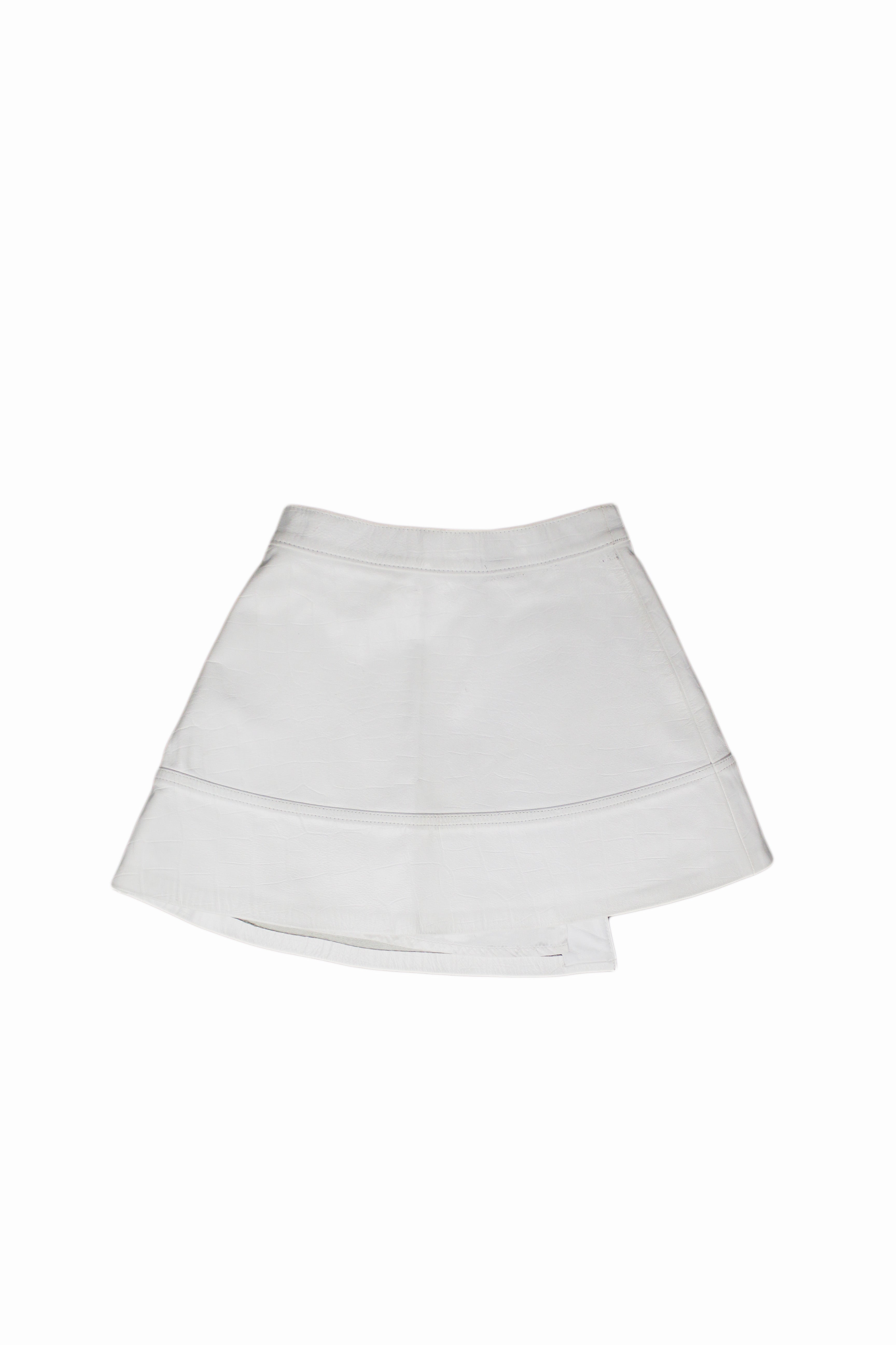 Versace Leather Circle Skirt