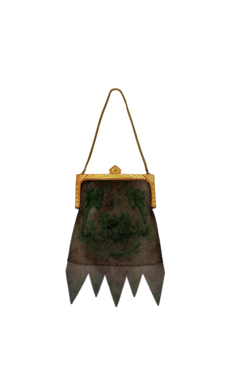Antique Art Deco Metal Mesh Purse