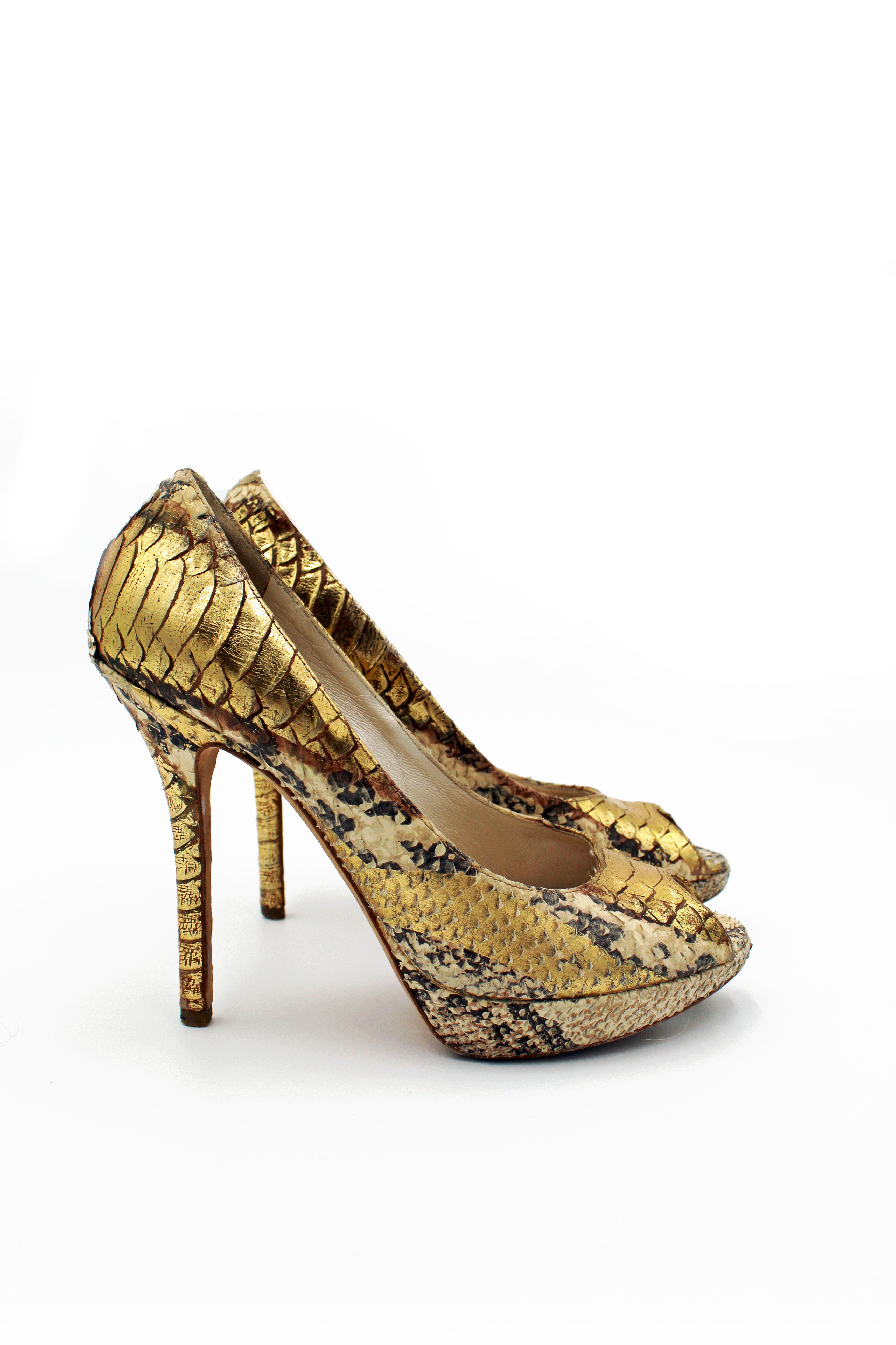 Dior Snakeskin Pump
